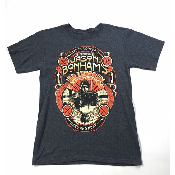 Jason Bonham Led Zeppelin Experience Hard And Heavy 2013 Tour Tee T-Shirt Size S - Picture 1 of 6